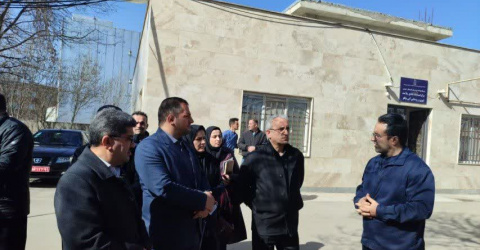 بازدید معاون امور بهداشتی دانشگاه از مرکز خدمات جامع سلامت شبانه‌روزی آبی بیگلو