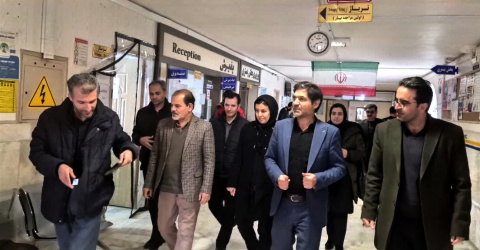 دولت پای کار مردم/بازدید فرماندار شهرستان نمین از بیمارستان امام خمینی(ره) شهرستان نمین