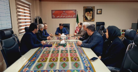 رئیس دانشگاه علوم پزشکی اردبیل در سفر به شهرستان نمین، با فرماندار این شهرستان دیدار و گفتگو کرد