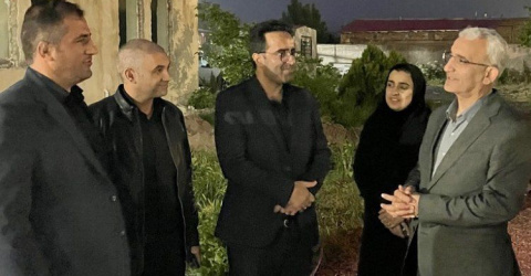 معاونت محترم بهداشتی دانشگاه از مرکز خدمات جامع سلامت شبانه‌روزی آبی بیگلو بازدید کرد