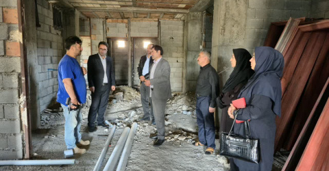 بازدید فرماندار نمین از پروژه مرکز خدمات جامع سلامت شماره ۲؛ تأکید بر تسریع در تکمیل پروژه و رفع موانع اجرایی