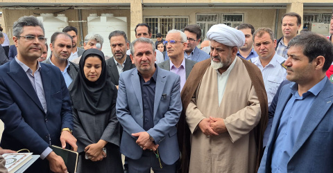 بازدید نماینده محترم مجلس شورای اسلامی و مسئولین شهرستان از بیمارستان امام خمینی(ره) نمین و افتتاح دستگاه تمام‌اتوماتیک امحای پسماندهای پزشکی